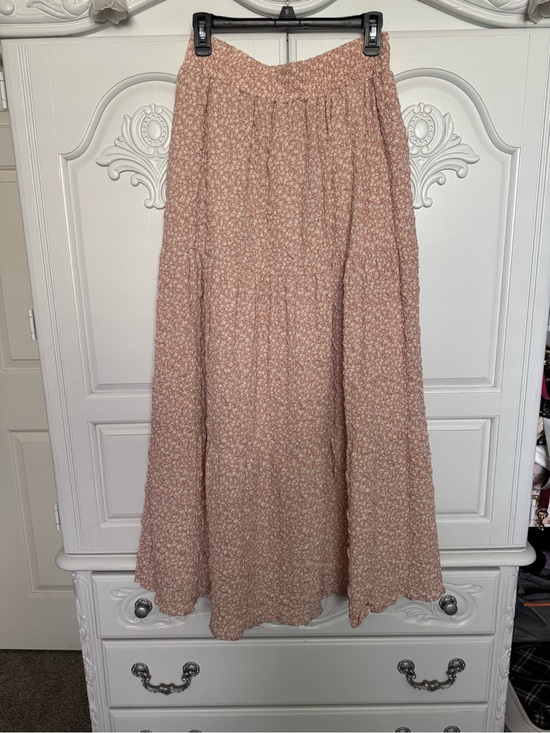 English Factory Dresses & Skirts - English Factory Pink Floral Maxi Skirt